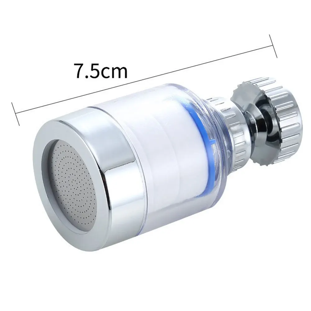 360 Degree Rotating Splash Filters Faucet Adapter for Household Kitchen Bathroom Water Saving Anti-splash Faucet Water Purifier