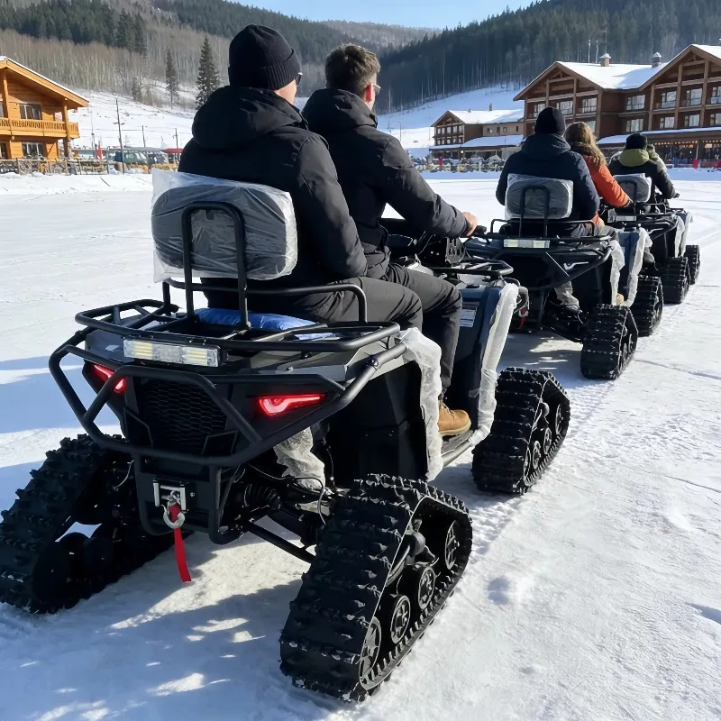 Winter Tracked Snowmobile, Adult 4WD ATV, Off-Road Beach Buggy For Ice & Snow Roads