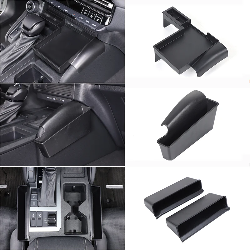 

Car Gear Shift Storage Box Organizer Tray For Toyota Land Cruiser Prado 250 LC250 2024 2025 Stowing Tidying Interior Accessories