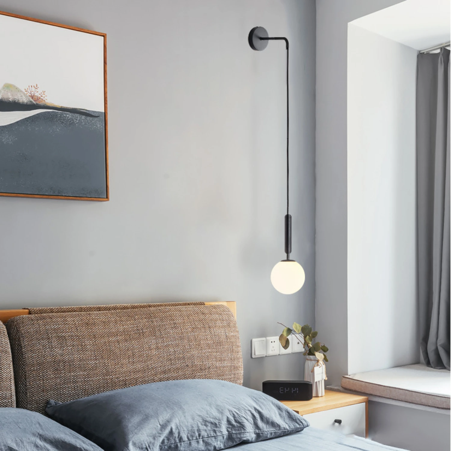 Nieuwe Luxe Moderne Nordic Creatief Glas Led Wandlamp-Stijlvolle En Unieke Lamp Voor Woonkamer Slaapkamer Bed-El