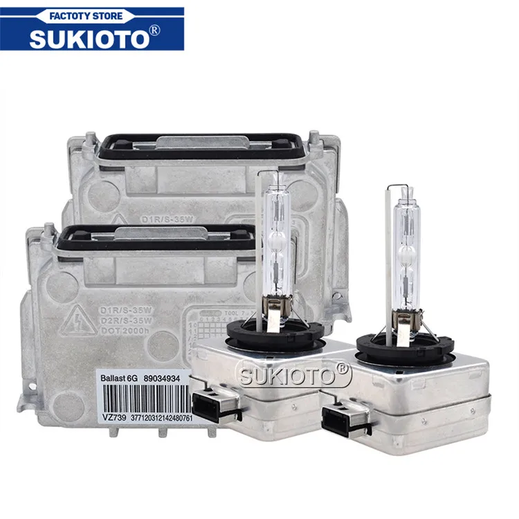 SUKIOTO 89034934 4L0907391 6G OEM D1S Ballast Xenon Kit 35W D1S 6000K D1R 5000K 55W Car Headlight Lamps   Q7 Citroen C5