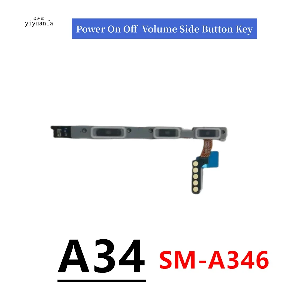 Volume Power Switch On Off Button Key Flex Cable For Samsung Galaxy A34 A54 SM-A346 A546