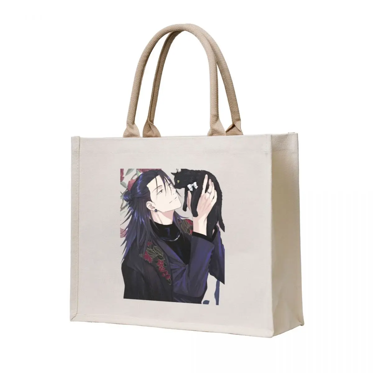 

Geto And a cat Tote Bag tote bag university bags luxury women tote bag men Shopper