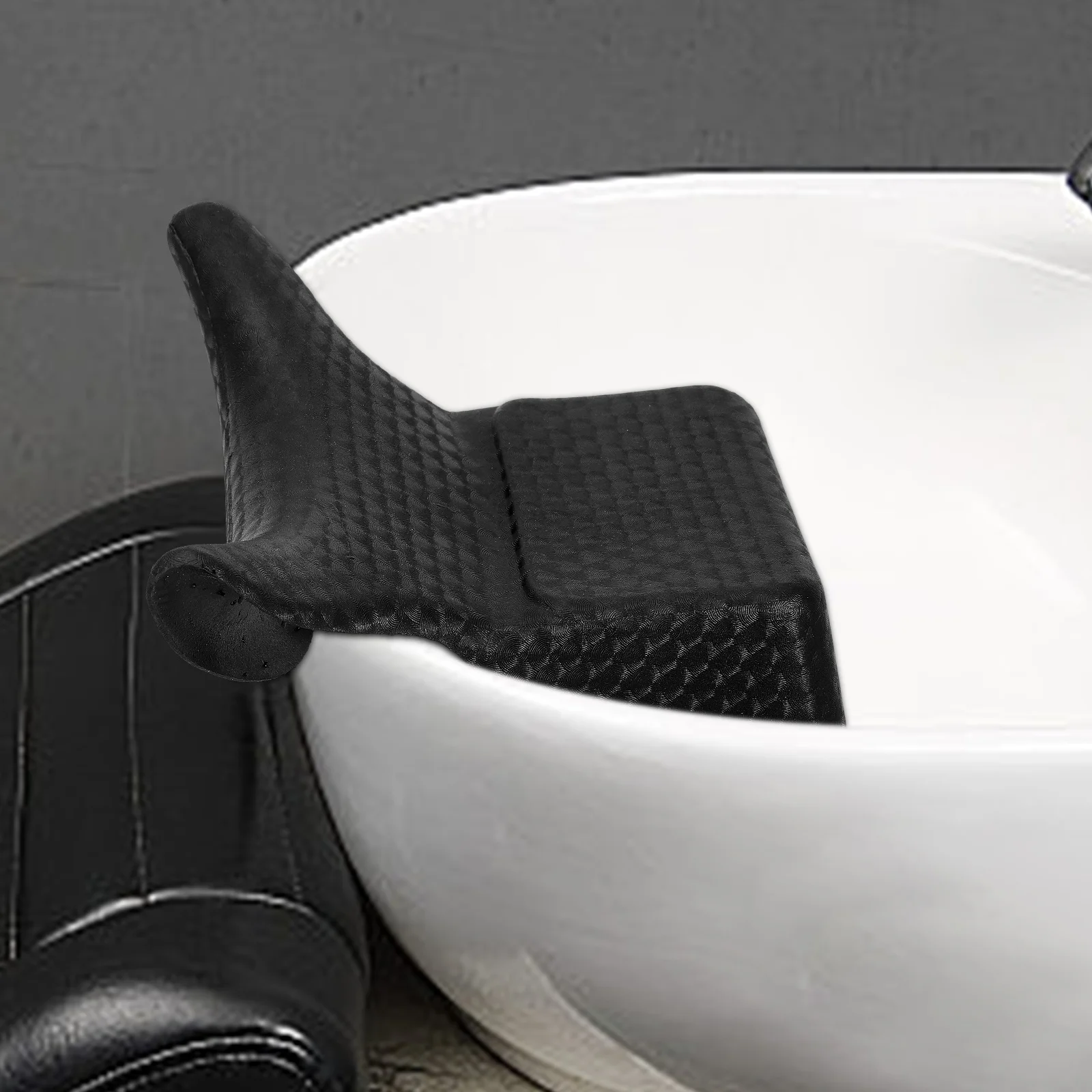 

Shampoo Pillow Neck Hair Washing Salon Cushion Sink Bath Tub PVC Travel Cover Bowl Ergonomic Design Lightweight Waterproof Neck