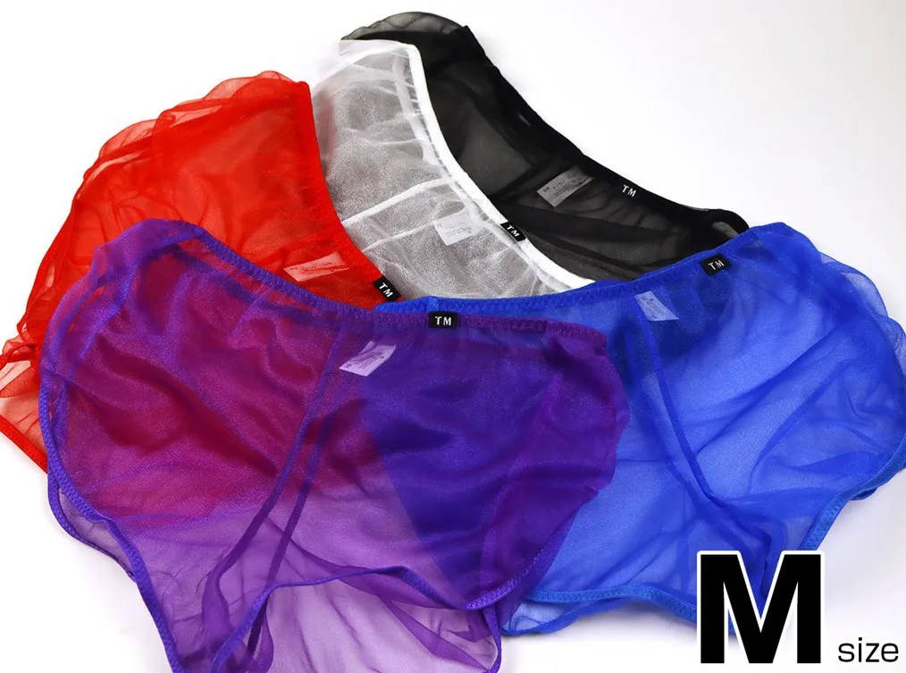 

1pc Sexy Mens Mesh Transparent Breathable Boxer Underwear Lingerie Loose Boxers Shorts Sissy Exotic Panties