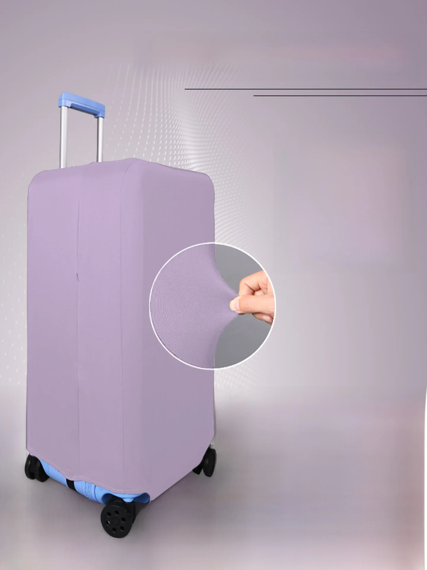 Thickened Wear-resistant Dustproof Luggage Cover Protective Cloth Case for 37% Divided Suitcase Baggage Dust Cover