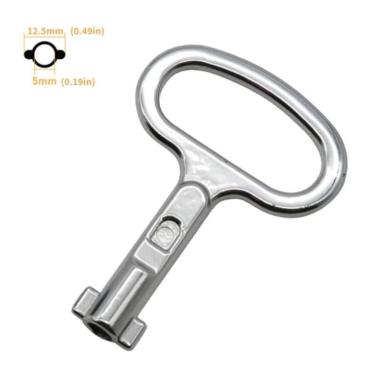 

JU64 2xCabinet Spanners Keys Hydrant Keys Convenient Tool for Electric Cabinet,Elevator,Water Meter Valves,Electrical Cabinet