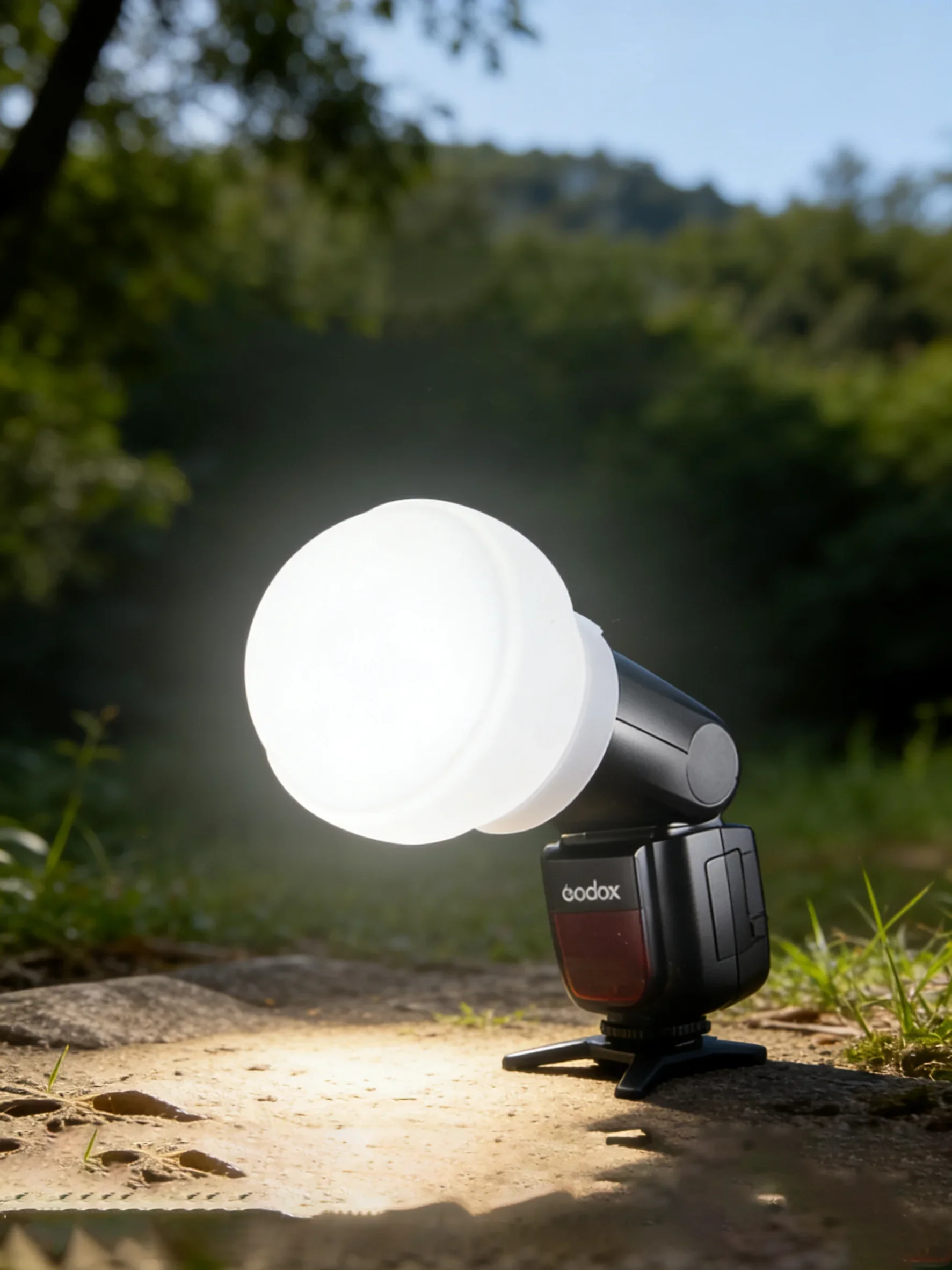 Picture 5: AK-R22 Silicone Soft Ball Diffuser for V1 Round Head Flash, AD100pro & H200R Speedlite