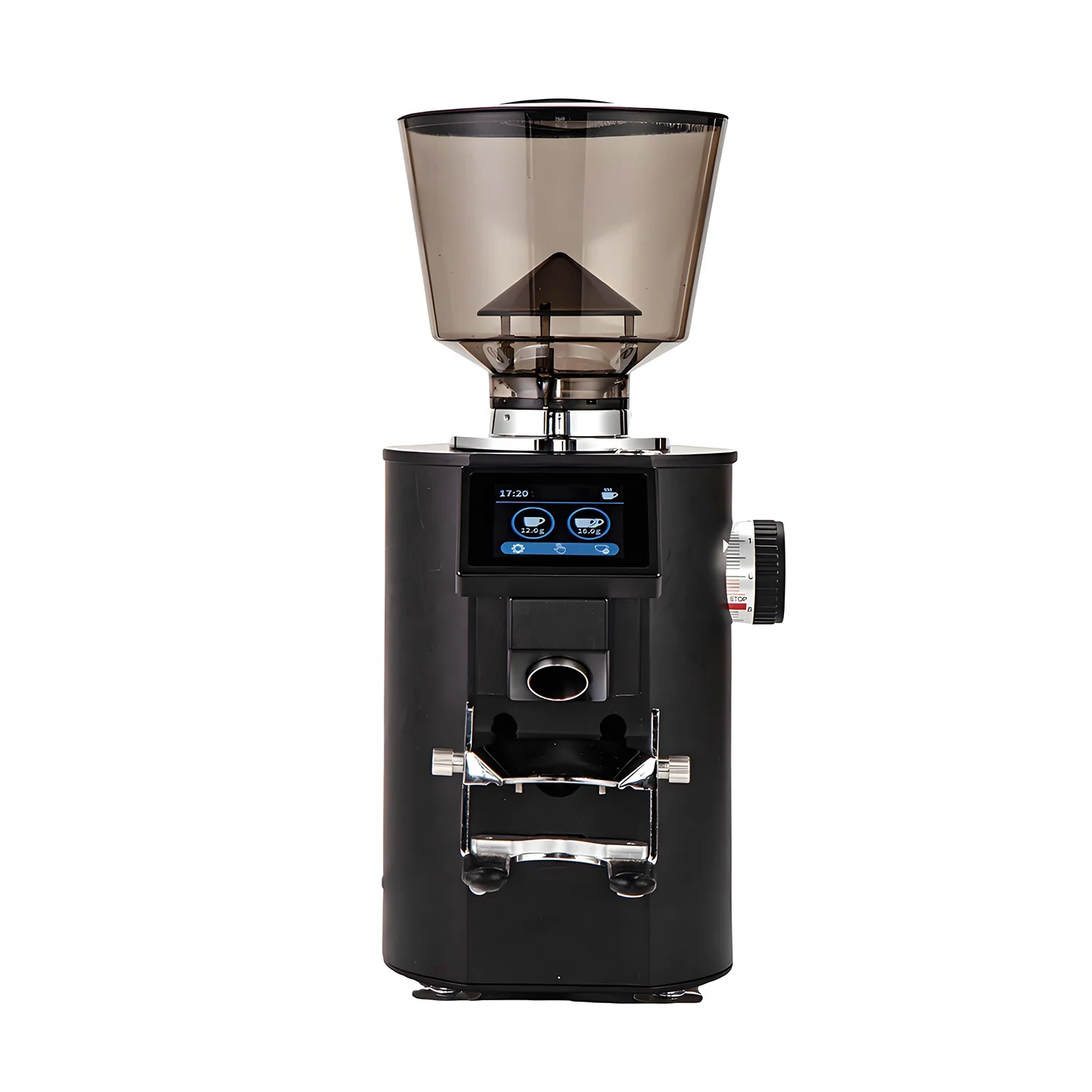 Commercial Professional 8 Gear Thickness Adjustment  and Quantitative Grinding Coffe Coffee Bean Grinder