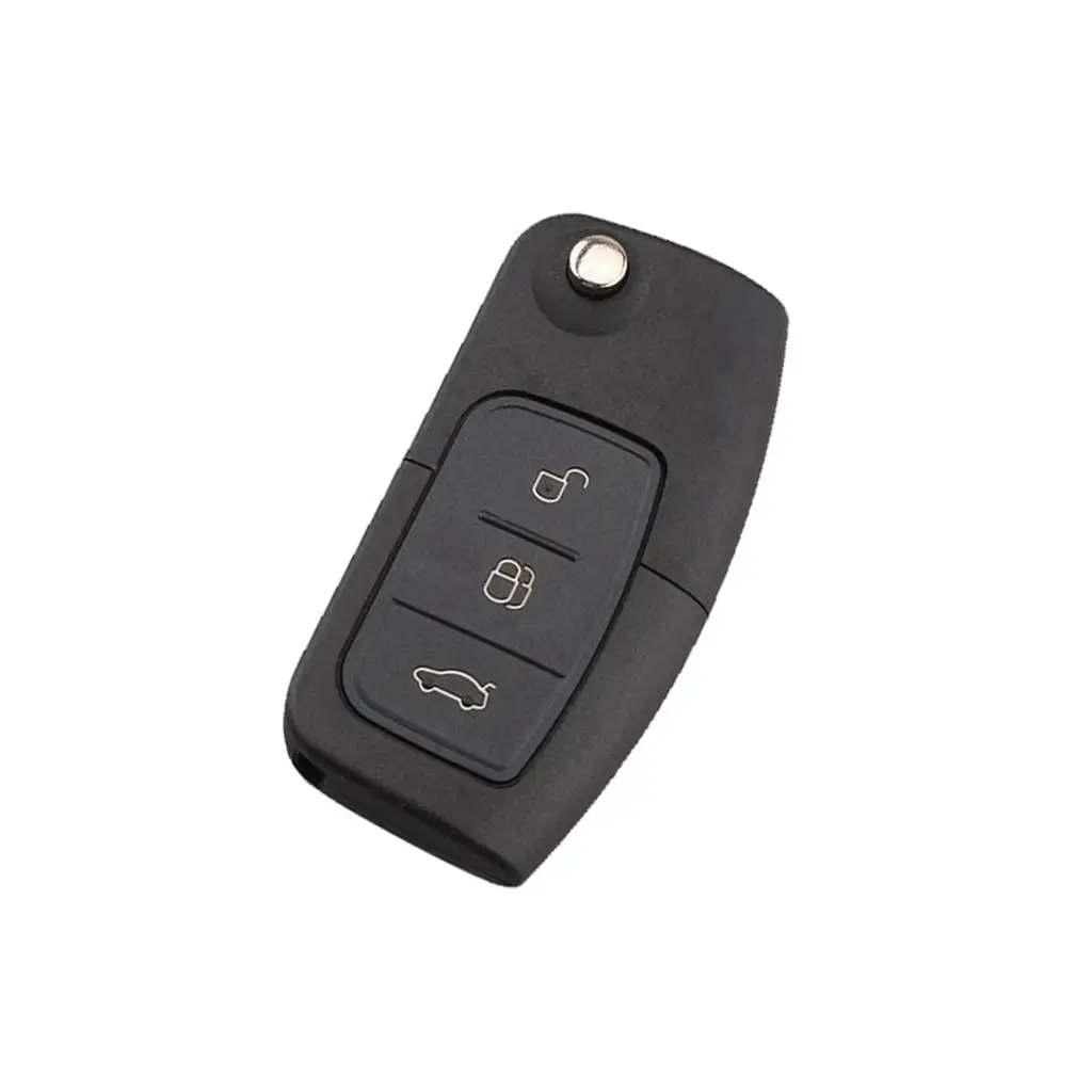 3 BTN Flip Folding Remote Key Fob Case Shell for Ford Focus Fiesta C Max K