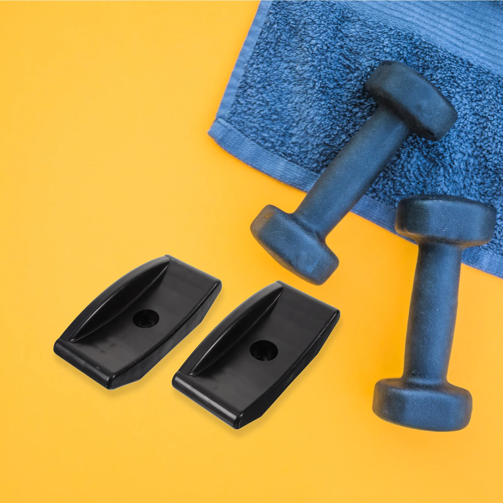 

6Pcs Dumbbell Holder Rack Sturdy Wear-Resistant PP Material Compact Fitness Accessory for Home Gym Floor Protection Non-Slip