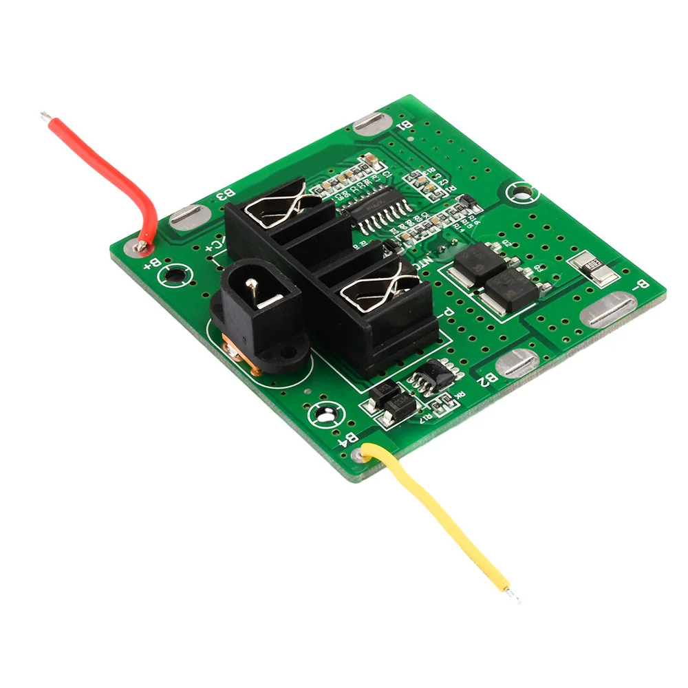 BMS 5S 12A 21V Li-ion Lipo 18650 Battery Cell Charge Board Overcharge/Short Circuit Protection with DC Connector