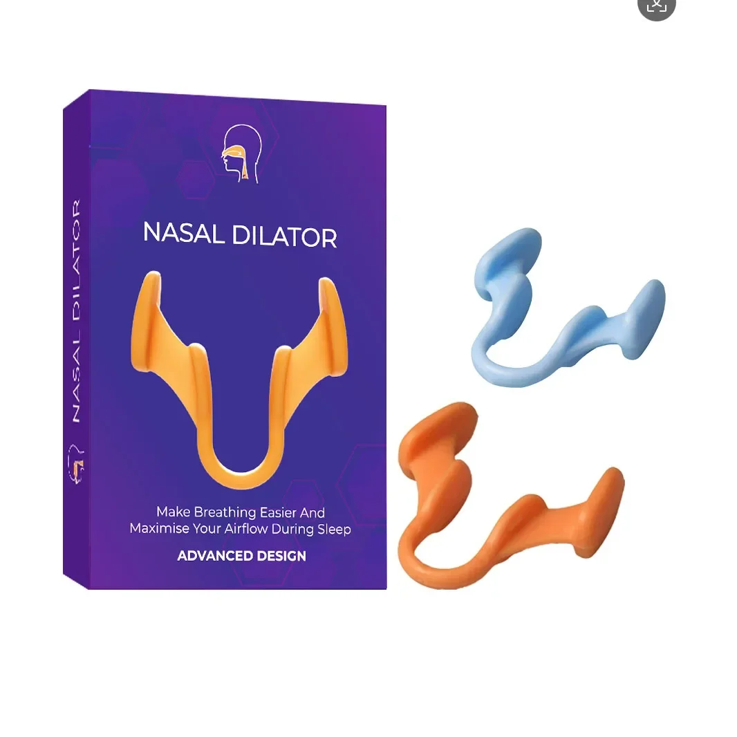 

Hot Saling 2pcs/Box Snoring Anti Snore Sleep Aid Device Ease Breathing Silicone Nasal Dilator