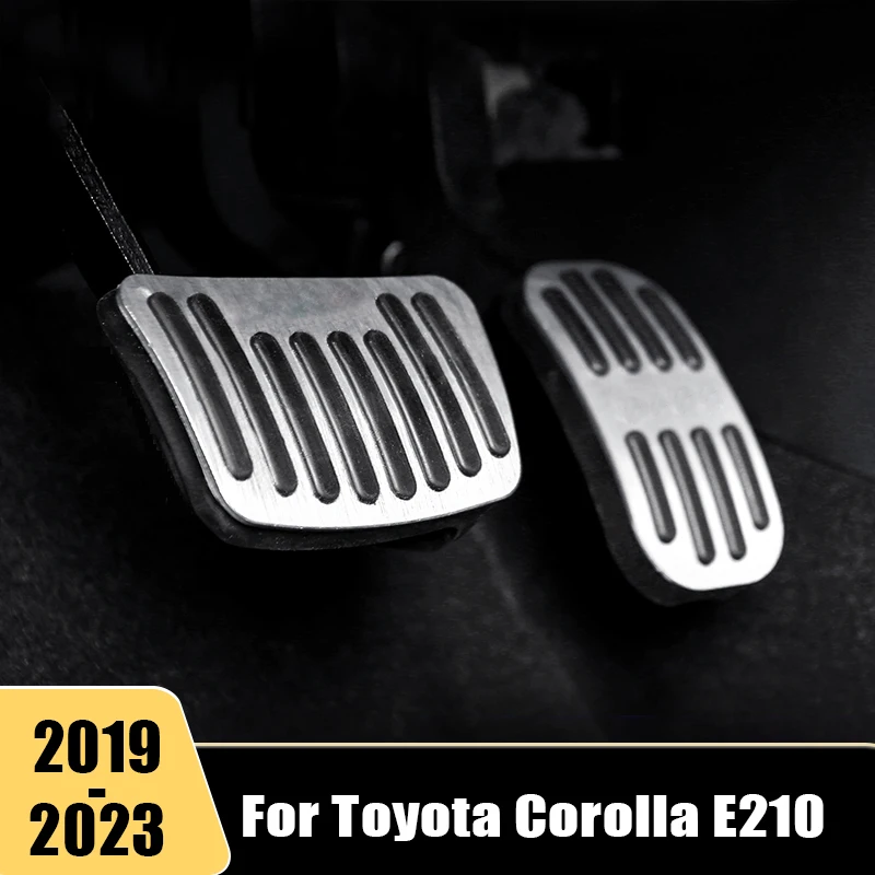 Car Accelerator Pedal Plate Brake Pedal Anti-Slip Cover For Toyota Corolla E210 12th 2019 2020 2021 2022 2023