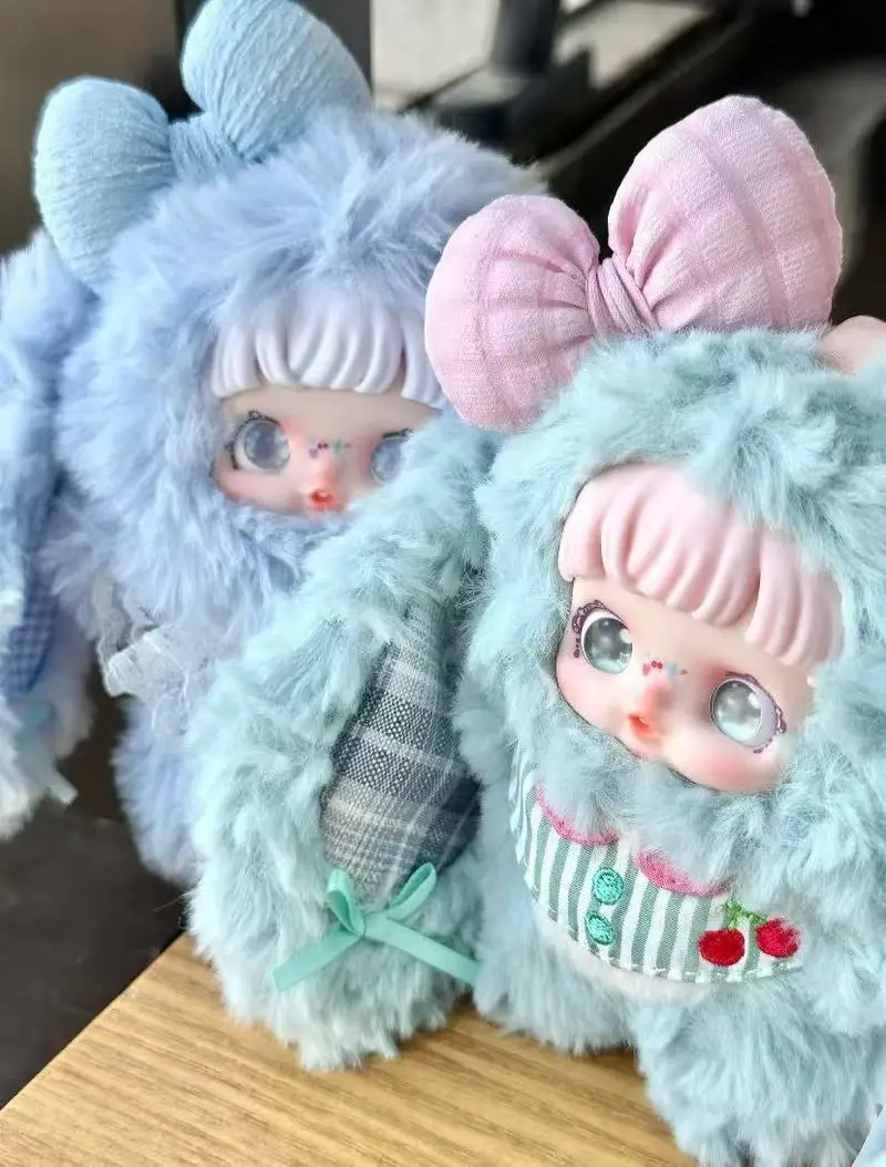 

Genuine Yomi Fluffy Bunny Vinyl Plush Blind Box Cute Doll Figure Trendy Pendant Ornament Birthday Christmas Seasonal Gift 2025