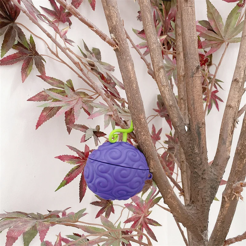 Anime diabo fruit fone de ouvido caso para airpods1/2 geração universal airpods pro airpods 3rd geração eadphone capa protetora