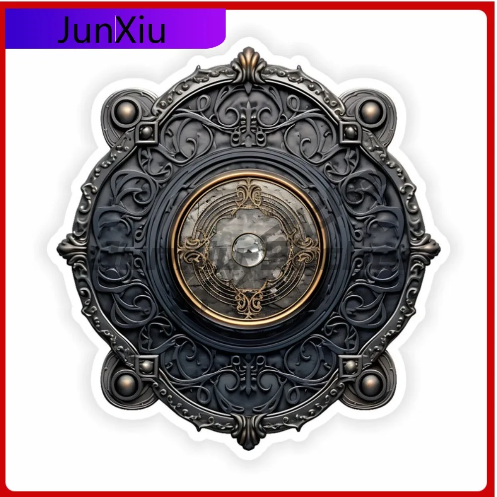 

Gothic Shield Vinyl Waterproof Decals X 500 Motorcycle Stickers Custom Decals Rv Window Funny Pictures Decorations For Auto Suv