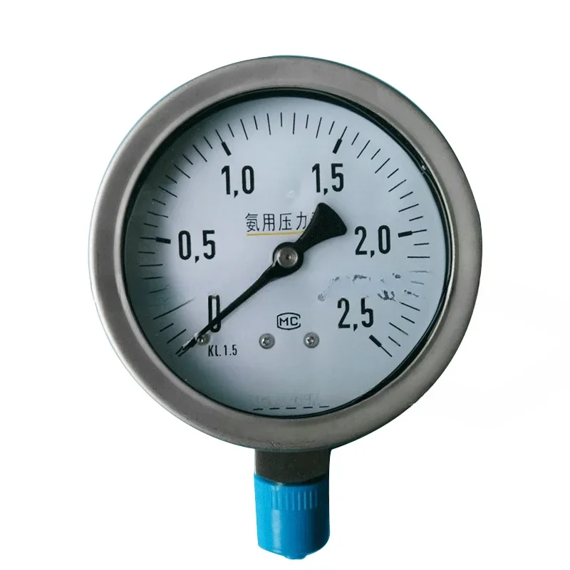 Supply stainless steel membrane box seismic pressure gauge YE-100 150 series