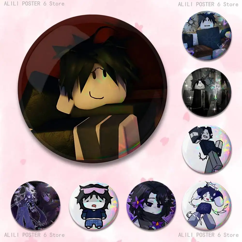 T-Two T-Time Badges 25 32 44 58 75 mm Round Cosplay Pin Bag Decor Fans Collect Friends Gifts Brooch Souvenir