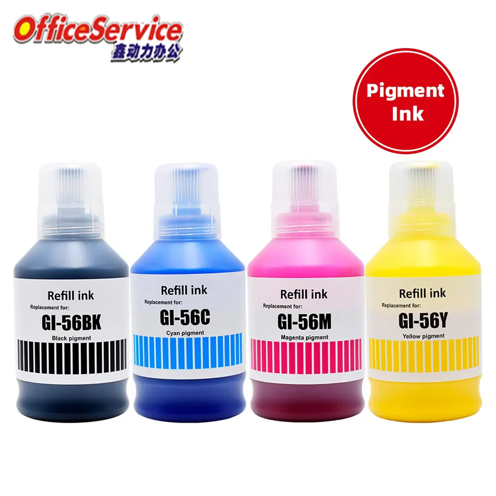 GI-56 ink refill compatible for Canon MAXIFY GX3050 GX4050 GX5050 GX6050 GX6550 GX7050 inkjet printer