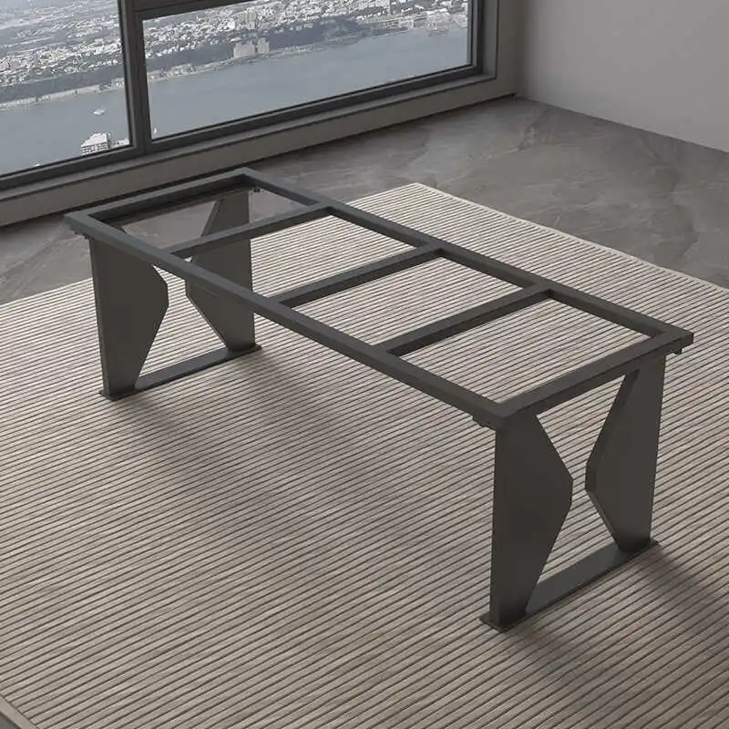 Light luxury dining table leg support frame Island platform Rock slab table leg bracket Large board desk Tea table tripod