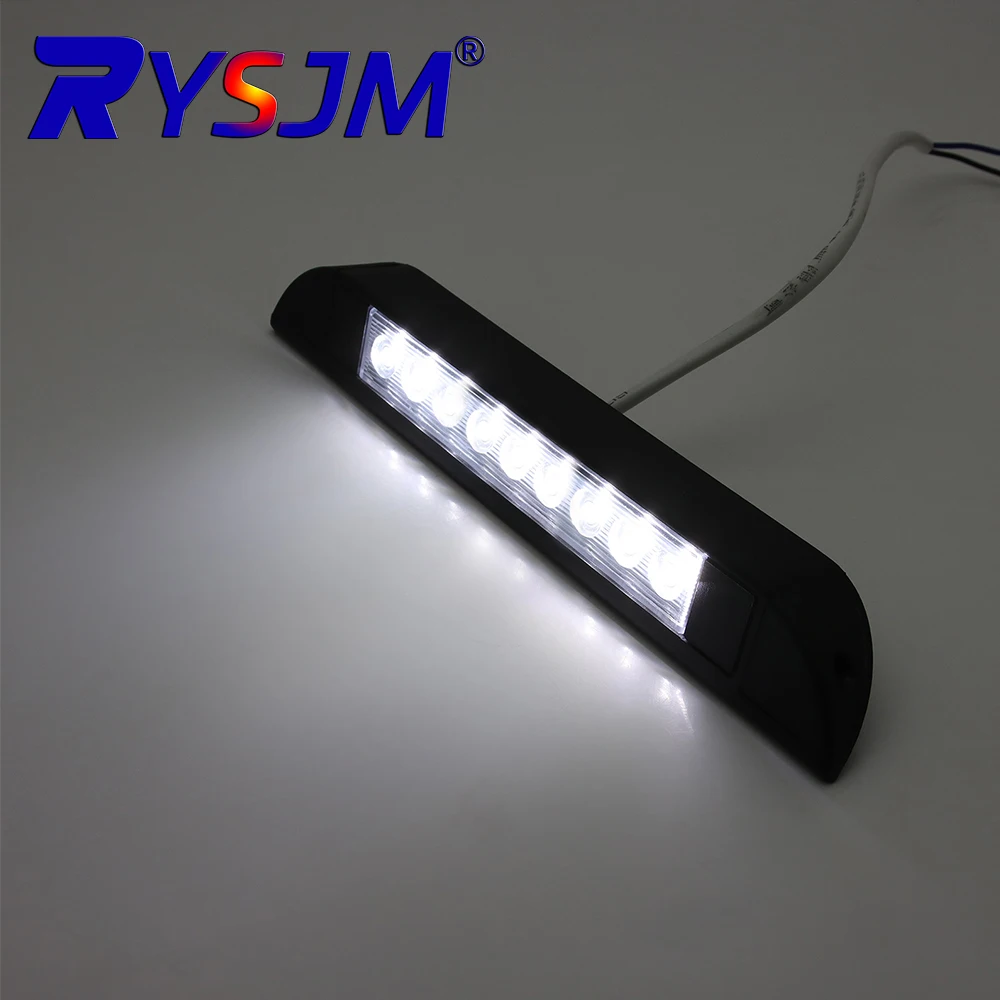 12V RV LED Awning Porch Light Waterproof Motorhome Caravan Interior Wall Lamps Light Bar Van Camper Trailer Exterior Lamp