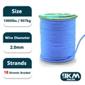 Blue 1000lbs 2mm