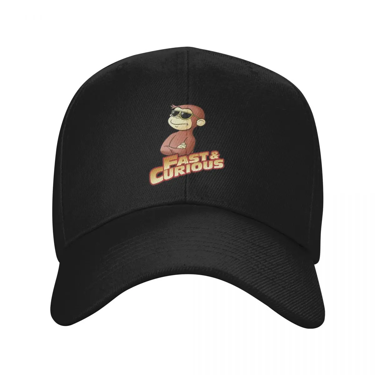 

Curious George T-ShirtFAST AND CURIOUS. Baseball Cap New Hat Mountaineering Streetwear Hats For Women Men's