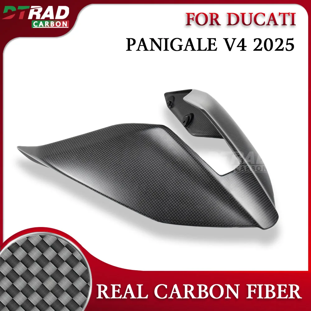 

New For DUCATI Panigale V4 / S V4S 2025 Carbon Fiber Passenger Seat Cover Fairing Kit Motorcycle Rear Tail Hump Cap Accessories