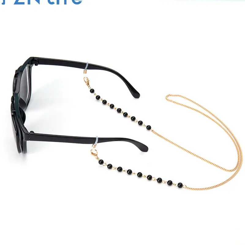 Fashion Pearl Mask Chains Glasses Chain For Women Retro Metal Anti-lost Sunglasses Lanyards Eyewear Cord Holder Neck Strap