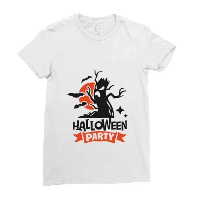

Halloween party Ladies Fitted T-Shirt