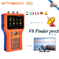 2023GTmedia V8 Finder Pro2 DVB-S2X/S2/S/T2/T/C 1080P Satellite Meter Satellite Finder Support 19.2E TNT VS V8 Finder,stock in CZ