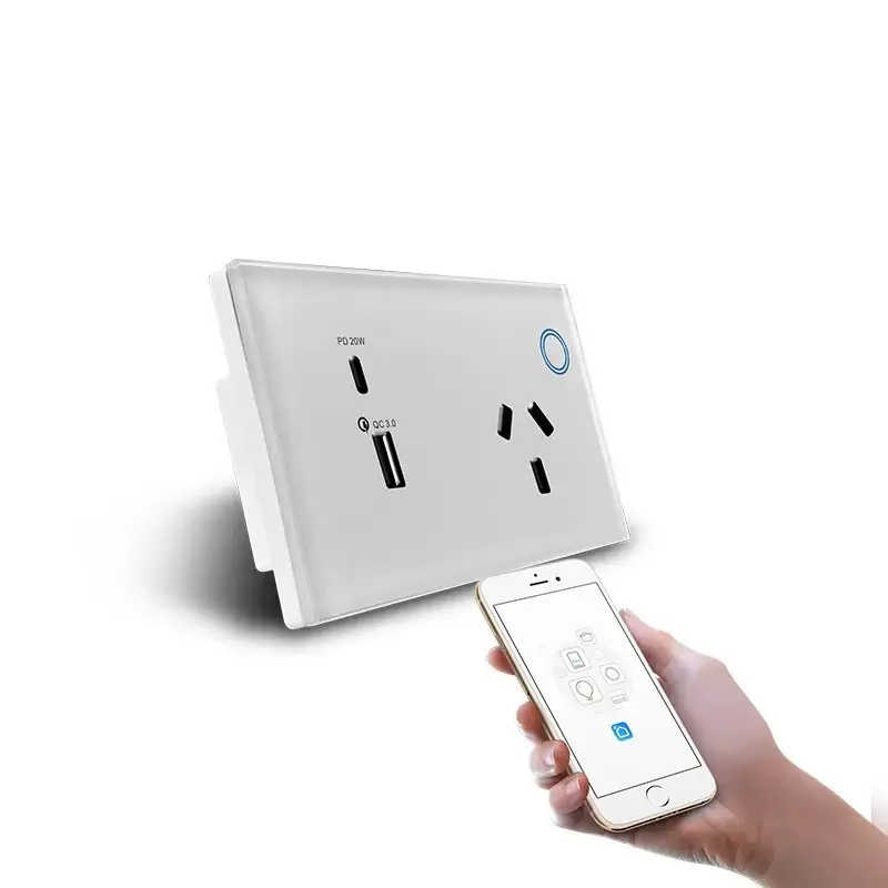 WiFi/ZigBee Smart Socket with USB, US/UK/EU Standards, Universal for Multiple Countries
