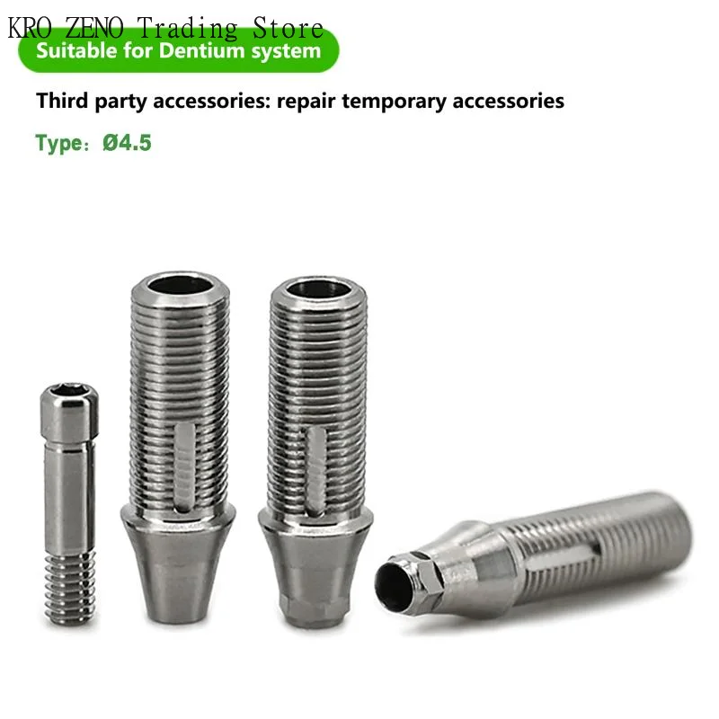🔝Easy Install Dentium System Hex Non-hex Temporary Abutment Ti-base for Implant Experts✨
