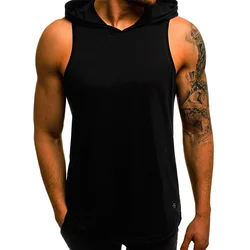 MRMT 2026 Brand New Men's Vest Casual Slim Breathable Hoody Waistcoat Sleeveless Men Vest For Male Man Tank Tops Hoodies Vests