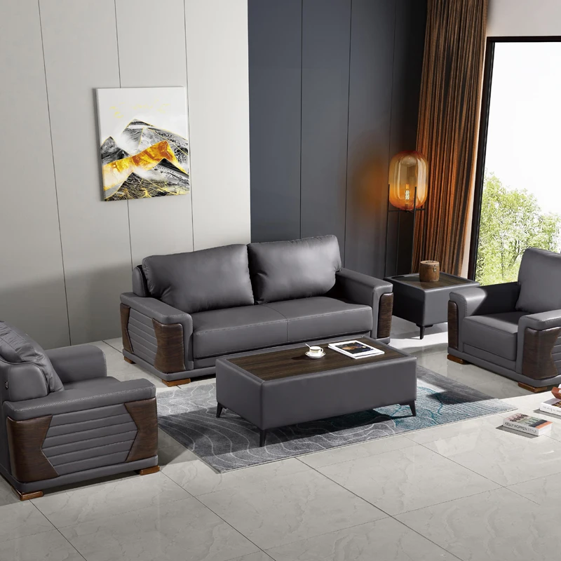 

# Office Sofa Set Luxury Solid Wood Frame Furniture Apartment Or Hotel