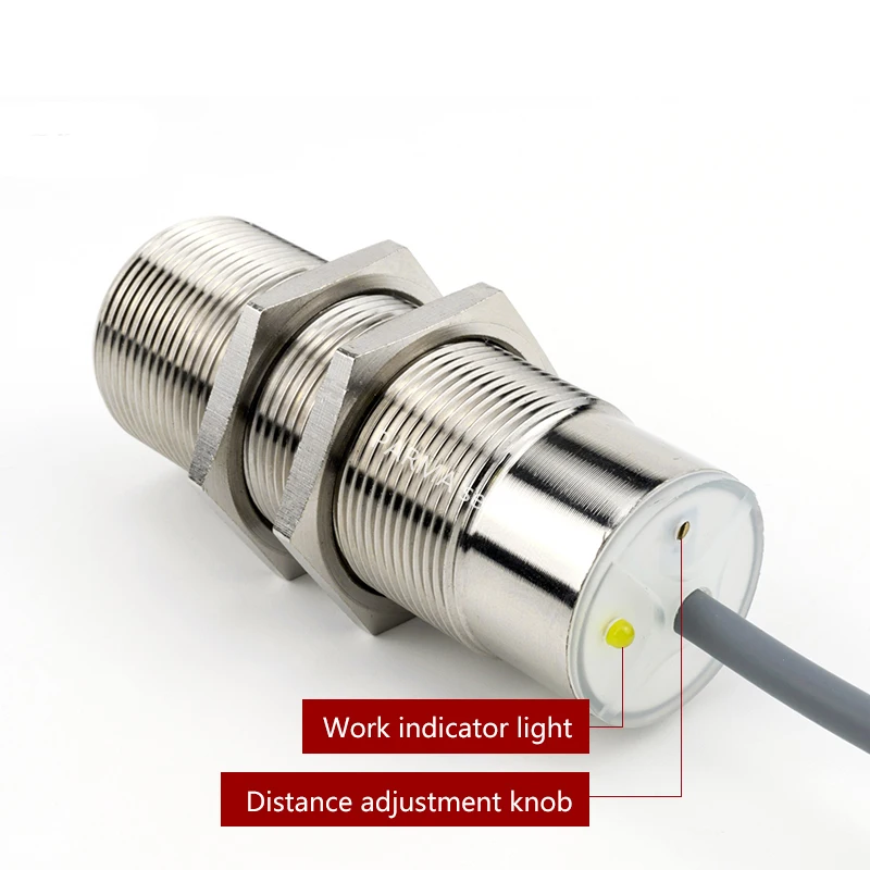 

30mm diameter copper tube capacitive proximity switch M30, a sensor for detecting water, wood, glass, oil and feed