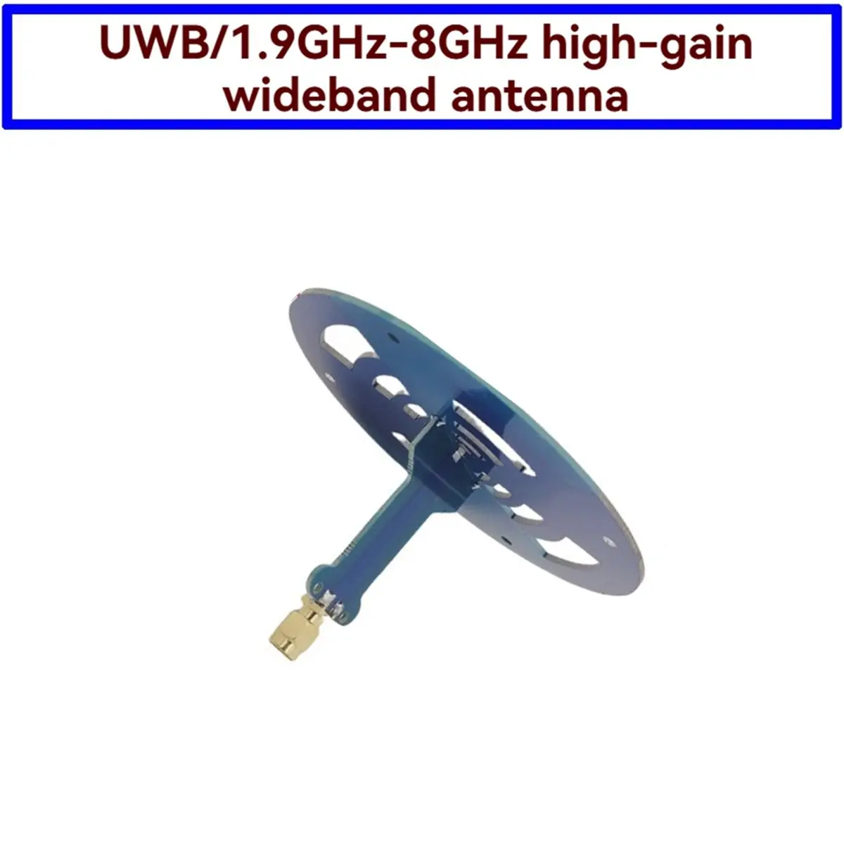 A86G NEW Logarithmic Periodic Antenna UWB Ultra-Wideband Antenna High Gain 1.9GHz-8GHz Passive Waveguide Antenna