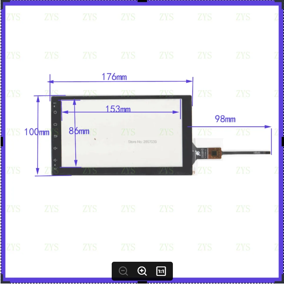 НОВЫЙ 7-дюймовый автомобильный аудиоплеер для Android от Ezone. XY-PG70049-FPC 6-линейная емкостная сенсорная панель XYPG70049FPC 176мм*100мм НОВЫЙ 7-дюймовый автомобильный аудиоплеер для Android от Ezone. XY-PG70049-FPC 6-линейная емкостная сенсорная панель XYPG70049FPC 176мм*100мм