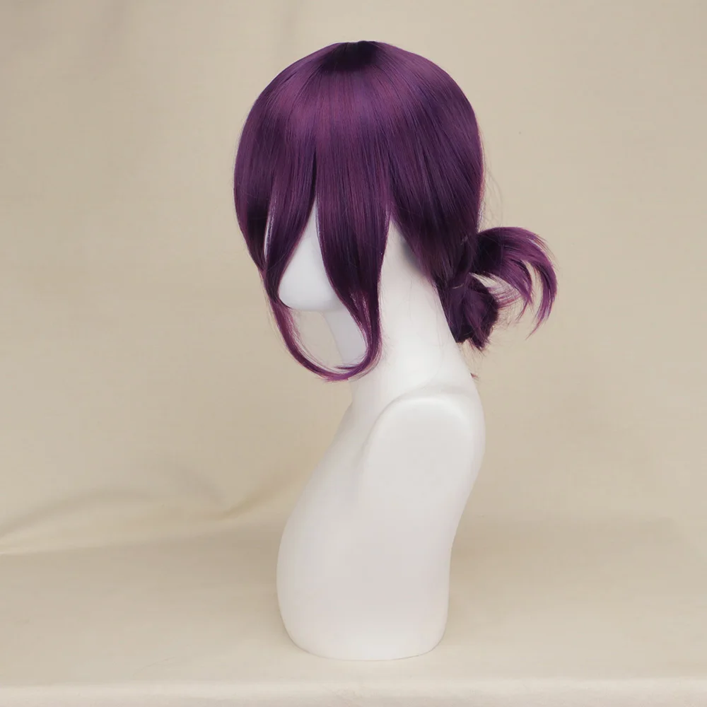 Reze traje cosplay perucas de cabelo sintético halloween anime motosserra homem traje curto em linha reta resistente ao calor peruca