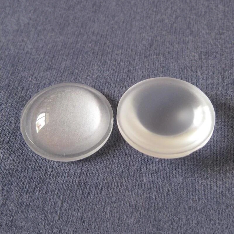 #EPM-23 High quality Led Optical Lens, Convex Lens, Size 23X8mm, 60 degree Grinding Surface, PMMA materials