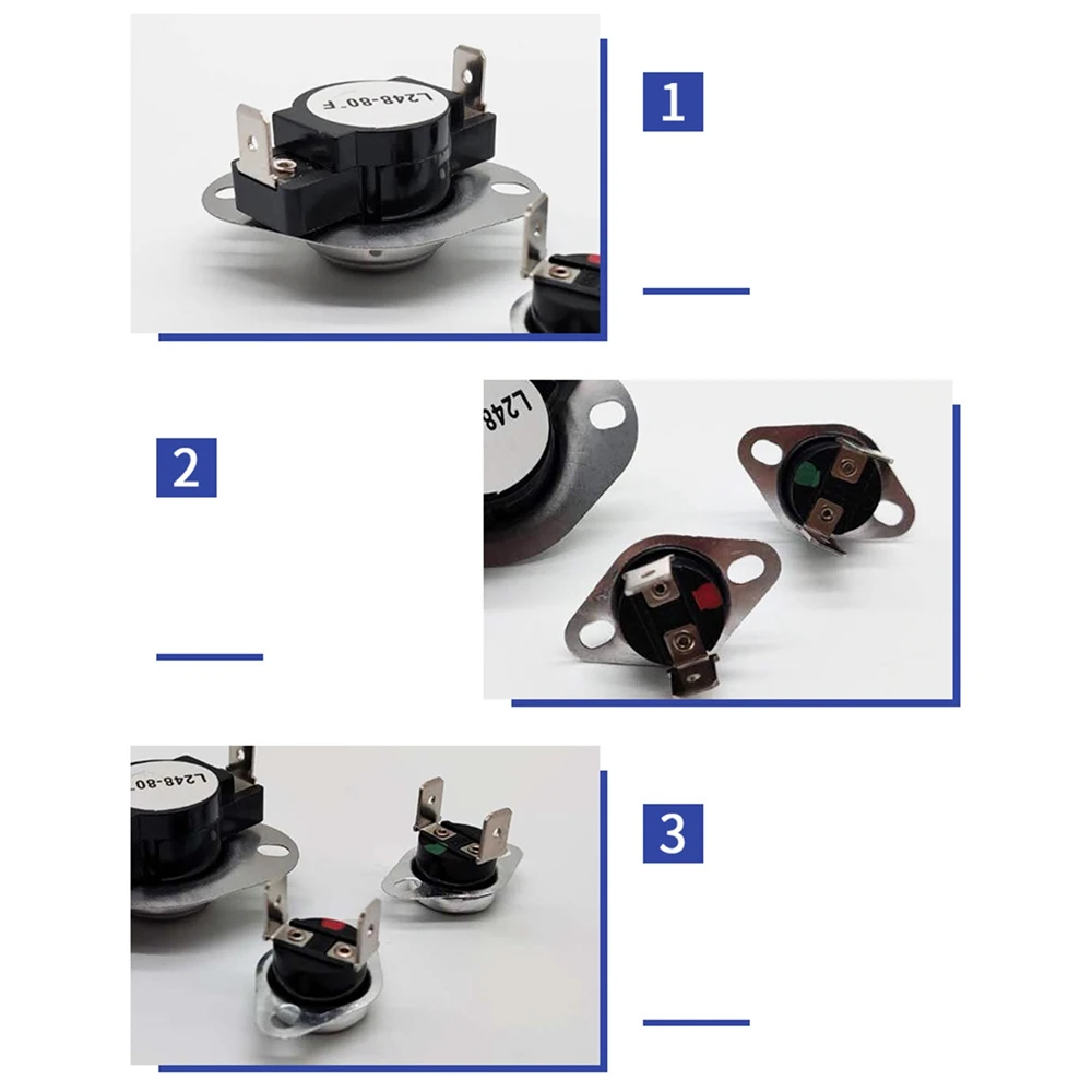 Dryer Thermal Fuse Thermostat Kit for LA-1053 for AH2162282 Qp5