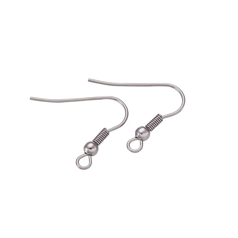 1000pcs 304 Stainless Steel Earring Hooks Ear Wire Dangle Earring Findings for DIY Jewelry Making Accessories