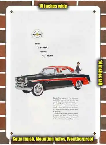 Metal Sign - 1955 De Soto Fireflite- 10x14 inches