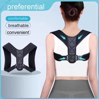 Adjustable Breathable Back Posture Corrector Home Office Man Woman Shoulder Support Correction Belt Repair Straight Shoulders
