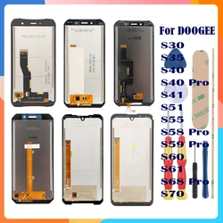 Für Doogee S40 S40 Pro S41 S51 S55 S58 Pro S59 Pro S60 S61 S68 Pro S70 S88 Pro S89 S96 Pro S98 S99 + LCD Display + Touch Screen