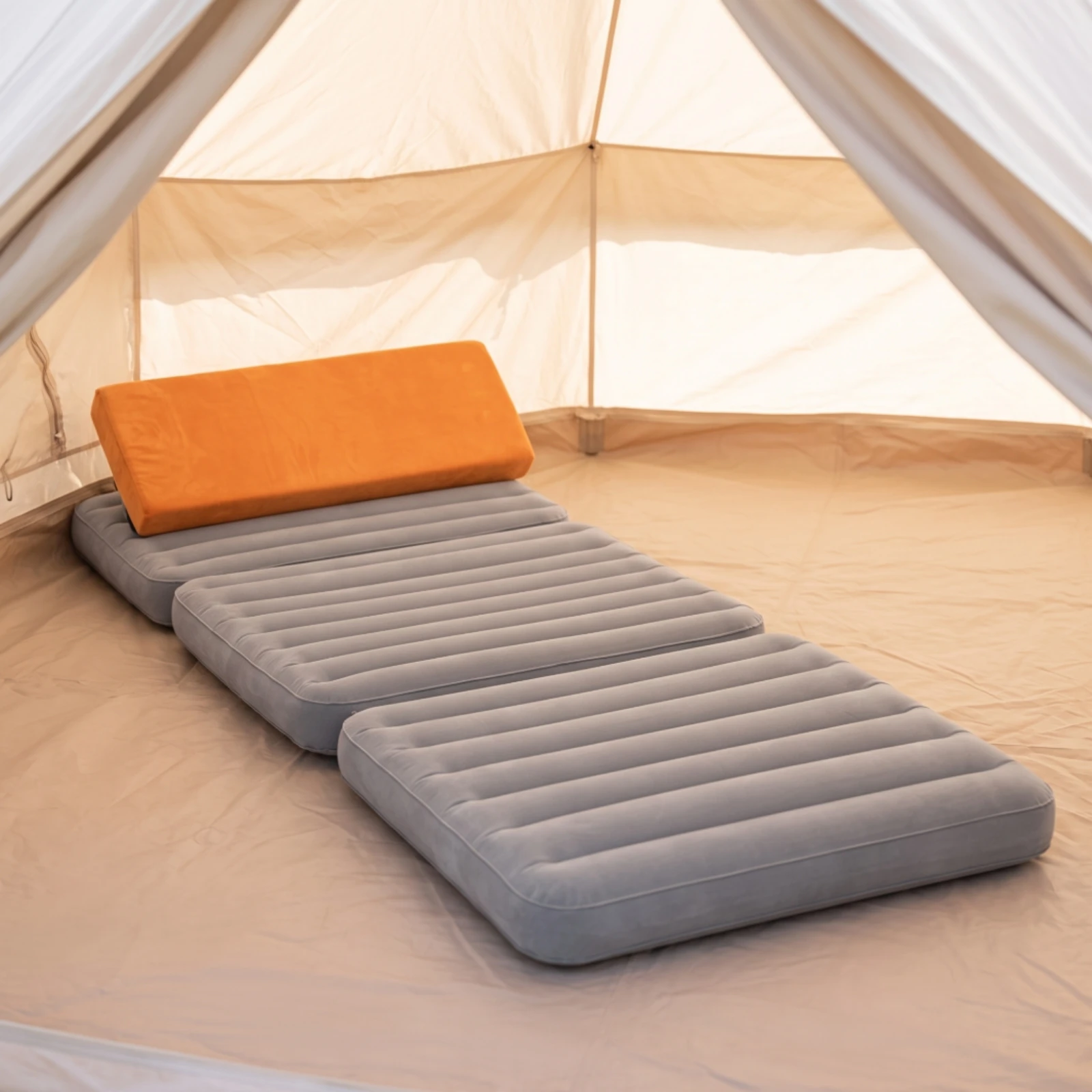 Inflatable Car Bed with Pump Portable Car Trunk Mattress with Pillow Air Mattress with Pump Soft Airbed Long-Lasting