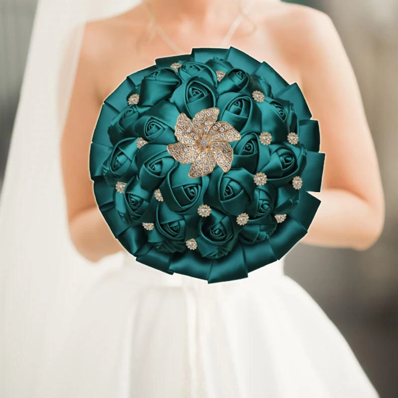 

Bridal Bouquet Wedding Bridal Bouquet Artificial Rose Flowers