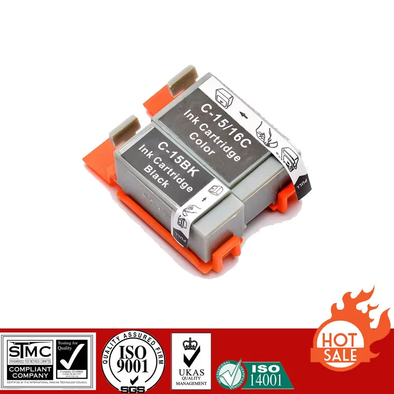

Совместимый картридж Canon для BCI15BK BCI-15BK BCI15/16C BCI-15/16C, костюм для Canon i70/i80 SELPHY DS700/DS810