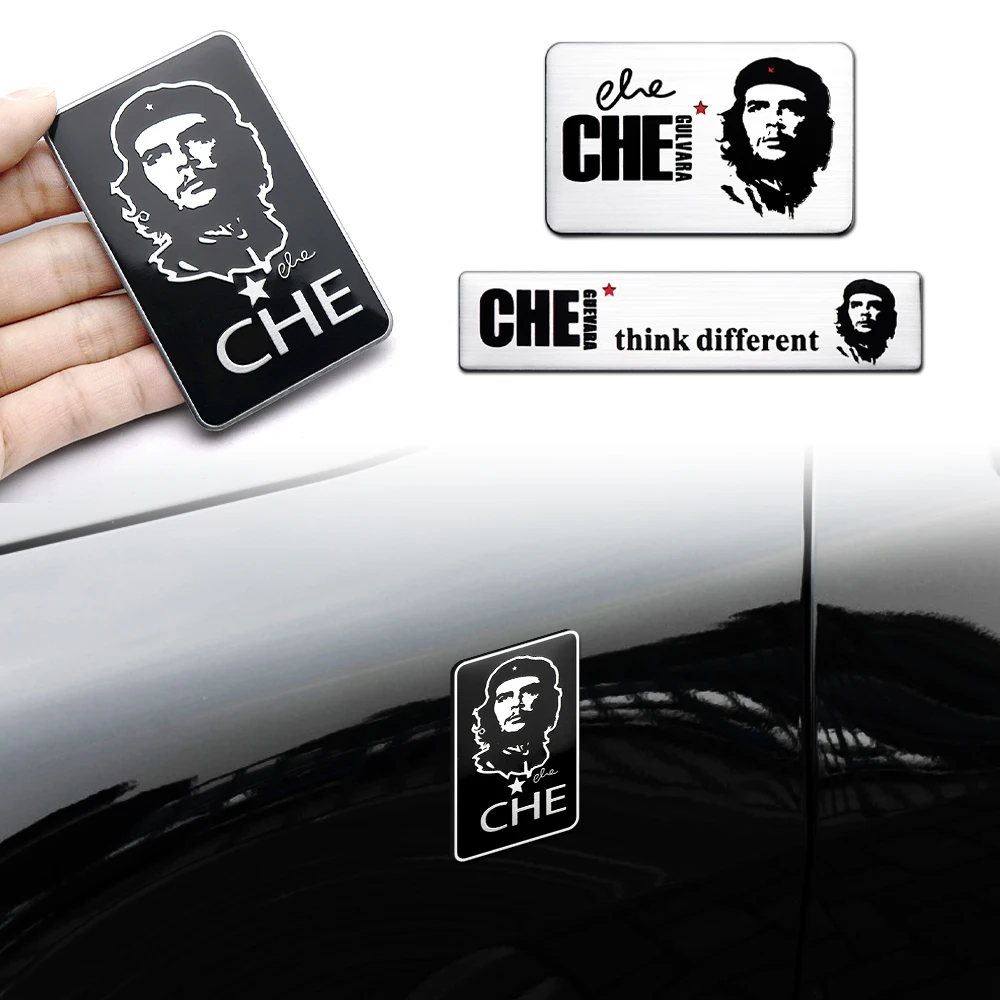 

1PC Car Styling 3D Aluminum Che Guevara Emblem Car Decoration Body Decal Sticker Car Accessories For Jeep Compass Renegade Grand